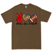 Cacao peace love football Premium Tee - Zillion Design Studio