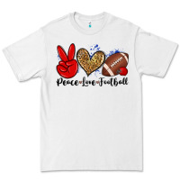 White peace love football Premium Tee - Zillion Design Studio