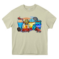 Mossy truck coffee cups Heavy Core Tee - Zillion Design Studio