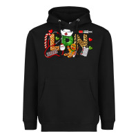 Black Christmas lpn certified nursing assistant Heavyweight Hoodie - LillyAllenDesigns