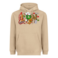 Mushroom Christmas lpn certified nursing assistant Heavyweight Hoodie - LillyAllenDesigns