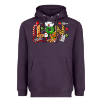 Plum Christmas lpn certified nursing assistant Heavyweight Hoodie - LillyAllenDesigns