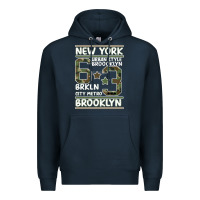 Navy Newyork Brooklyn Premium Hoodie - Bettercallsaul
