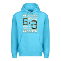 Ocean Blue Newyork Brooklyn Premium Hoodie - Bettercallsaul