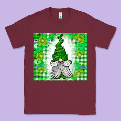St. Patricks Day Gnome Classic Tee Designed By Cowhidedigitalart