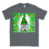 Charcoal Heather St. Patricks Day Gnome Classic Tee - CowhideDigitalArt