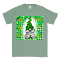 Sage St. Patricks Day Gnome Classic Tee - CowhideDigitalArt