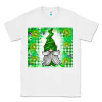 White St. Patricks Day Gnome Classic Tee - CowhideDigitalArt