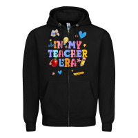 Black in my teacher era Zipper Hoodie - MaliasSmallBusiness