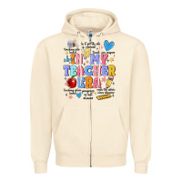 Sandshell in my teacher era Zipper Hoodie - MaliasSmallBusiness