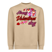 Mushroom happy valentines day Heavyweight Sweatshirt - AdoDesignShop