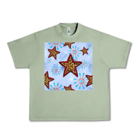 Oil Green 4th of july leopard star seamless pattern Urban Heavy Tee - BundleAndBundleShop
