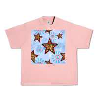 Salmon 4th of july leopard star seamless pattern Urban Heavy Tee - BundleAndBundleShop