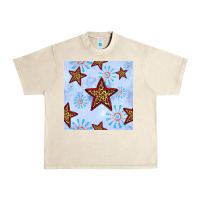 Sandshell 4th of july leopard star seamless pattern Urban Heavy Tee - BundleAndBundleShop