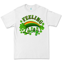 White feeling lucky with rainbow Premium Tee - RanaPortraitStore