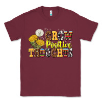 Burgundy grow positive thoughts Classic Tee - NancyCooperArtShop