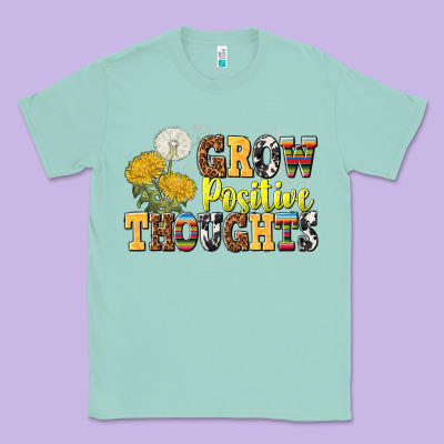 Grow Positive Thoughts Classic Tee Designed By Nancycooperartshop