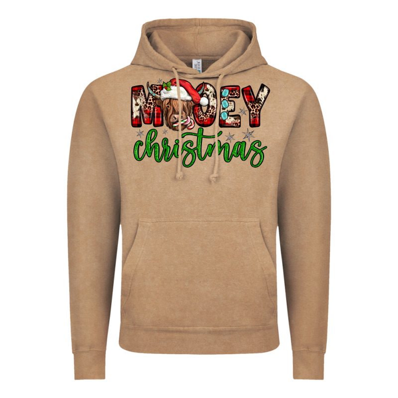 Mooey Christmas Vintage Hoodie by JahusDesignShop | Teevron
