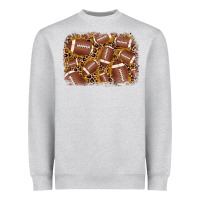 Heather Grey american football background Heavyweight Sweatshirt - JahusDesignShop