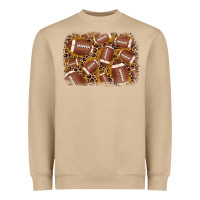 Mushroom american football background Heavyweight Sweatshirt - JahusDesignShop