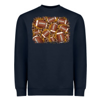 Navy american football background Heavyweight Sweatshirt - JahusDesignShop