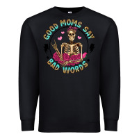 Black good moms say bad words Premium Sweatshirt - Artiststas