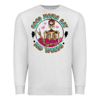 Oatmeal Heather good moms say bad words Premium Sweatshirt - Artiststas