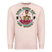 Pale Pink good moms say bad words Premium Sweatshirt - Artiststas