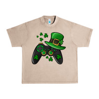 French Oak St Patricks Day Gamer Urban Heavy Tee - Jasminsmagicworld