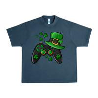 Midnight Navy St Patricks Day Gamer Urban Heavy Tee - Jasminsmagicworld