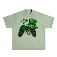 Oil Green St Patricks Day Gamer Urban Heavy Tee - Jasminsmagicworld
