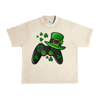 Sandshell St Patricks Day Gamer Urban Heavy Tee - Jasminsmagicworld