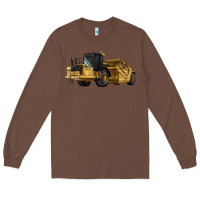 Chestnut Wheel Tractor Scraper Long Sleeve Tee - LillyAllenDesigns