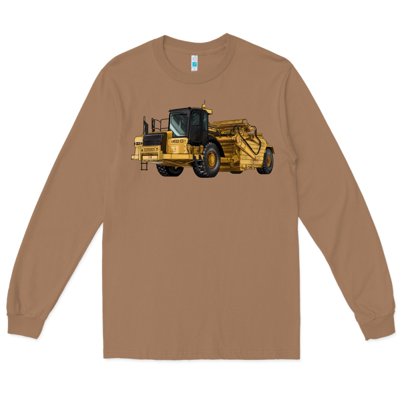 Wheel Tractor Scraper Long Sleeve Tee by LillyAllenDesigns | Teevron