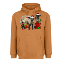 Meerkat Christmas Suffolk Sheep And Baby Suffolk Sheep Heavyweight Hoodie - LillyAllenDesigns