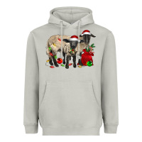 Moon Dust Christmas Suffolk Sheep And Baby Suffolk Sheep Heavyweight Hoodie - LillyAllenDesigns