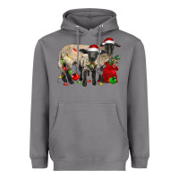 Storm Christmas Suffolk Sheep And Baby Suffolk Sheep Heavyweight Hoodie - LillyAllenDesigns