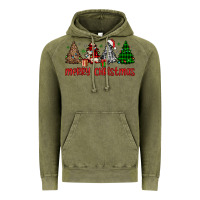 Vintage Olive merry christmas tree Vintage Hoodie - JahusDesignShop