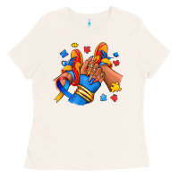 Bone Autism afro girl sneakers Ladies Tee - RanaPortraitStore