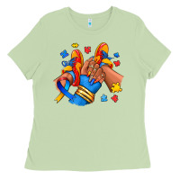 Matcha Autism afro girl sneakers Ladies Tee - RanaPortraitStore