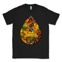 Black Fall Teardrop Classic Tee - LillyAllenDesigns
