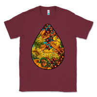 Burgundy Fall Teardrop Classic Tee - LillyAllenDesigns