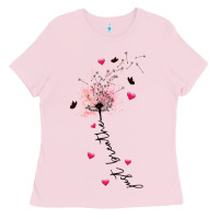 Bubblegum Pink just breathe Ladies Tee - JahusDesignShop