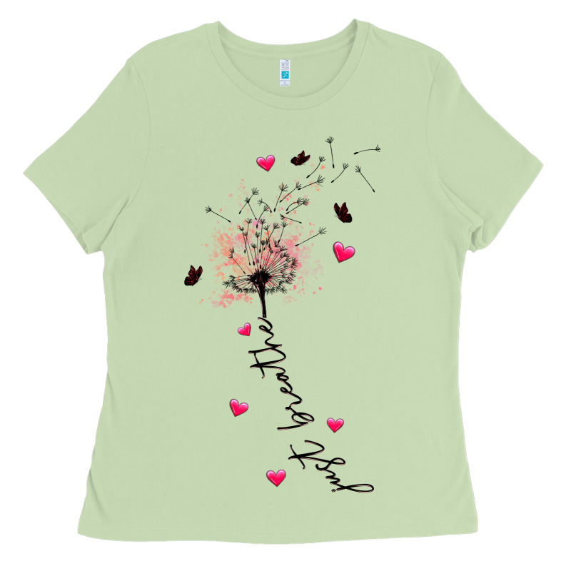 Just Breathe Ladies Tee by JahusDesignShop | Teevron