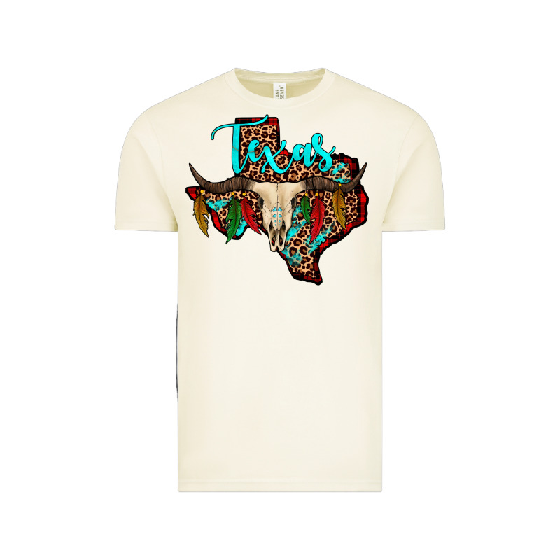 Bullskull Texas Map Vintage Tee by JahusDesignShop | Teevron