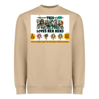 Mushroom This mama  loves her herd goats Heavyweight Sweatshirt - Jasminsmagicworld