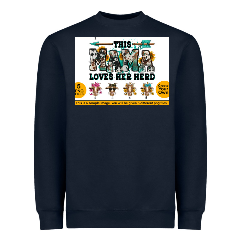 This Mama  Loves Her Herd Goats Heavyweight Sweatshirt by Jasminsmagicworld | Teevron