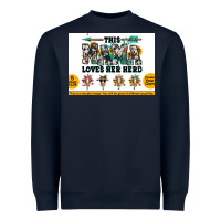 Navy This mama  loves her herd goats Heavyweight Sweatshirt - Jasminsmagicworld