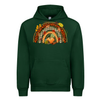 Forest Green fall rainbow Urban Hoodie - CowGirlArtShop