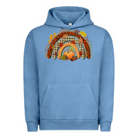 Pigment Pebble Blue fall rainbow Urban Hoodie - CowGirlArtShop